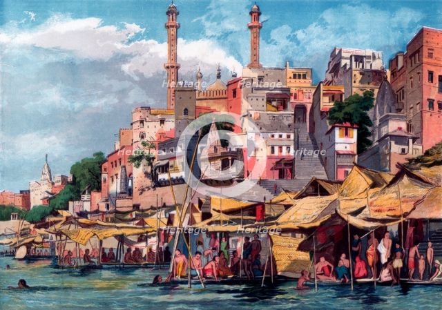 Benares, India, 1857.Artist: William Carpenter