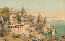 Benares on the Ganges 1892, (1904). Artist: Edward Theodore Compton