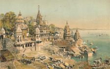 Benares on the Ganges 1892, (1904). Artist: Edward Theodore Compton