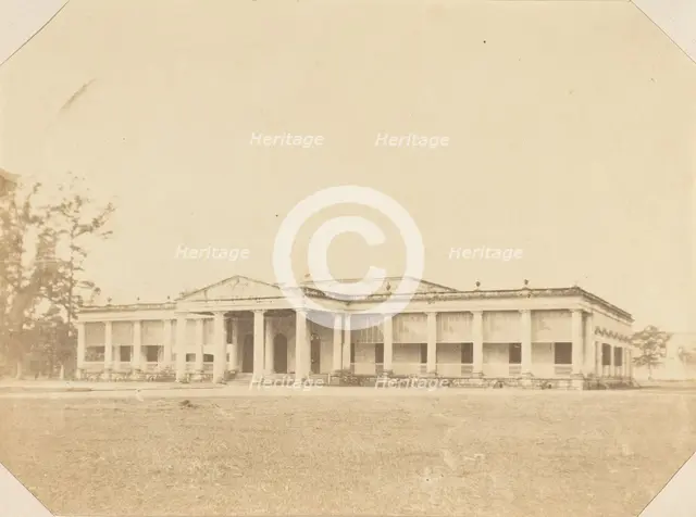 Bengal Artillery Mess House, 1850s. Creator: Unknown.