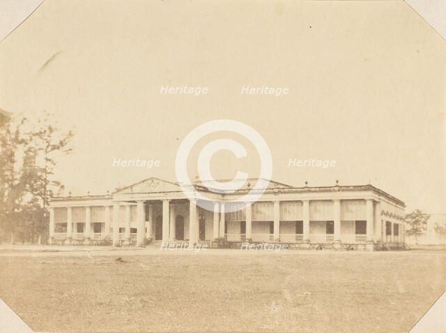 Bengal Artillery Mess House, 1850s. Creator: Unknown.