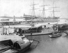 Bengal river, India, 1905-1906.Artist: FL Peters