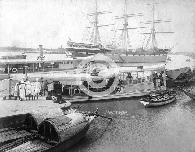 Bengal river, India, 1905-1906.Artist: FL Peters