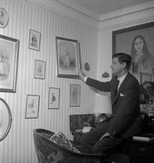 Bengt Häger, founder of the Swedish Dance Museum, Stockholm, Sweden, 1960