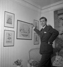 Bengt Häger, founder of the Swedish Dance Museum, Stockholm, Sweden, 1960