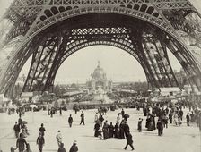 Beneath the Eiffel Tower, Paris, 1889