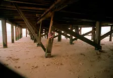 Beneath the pier, Lowestoft, Suffolk, 2000. Artist: P Williams