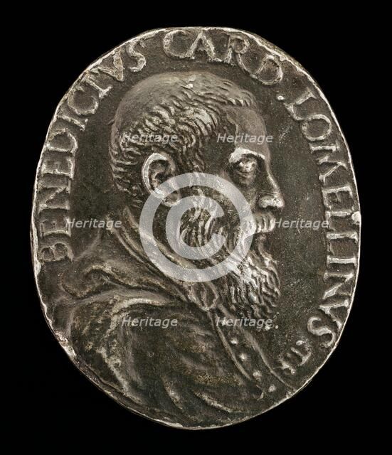 Benedetto Lomellini of Genoa, 1517-1579, Cardinal 1565 [obverse]. Creator: Medallist T.R..