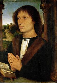 Benedetto Portinari (Benedetto Portinari Triptych, right panel) , 1487. Creator: Memling; Hans (1433/40-1494)