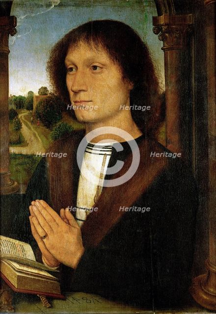 Benedetto Portinari (Benedetto Portinari Triptych, right panel) , 1487. Creator: Memling; Hans (1433/40-1494).