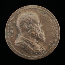 Benedetto Varchi, 1502-1565, Florentine Historian and Man of Letters [obverse], c. 1561. Creator: Domenico Poggini