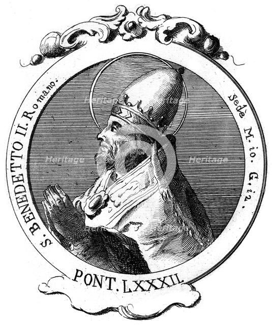 Benedict II, Pope of the Catholic Church. Artist: Unknown
