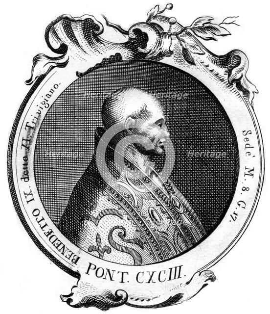 Benedict IX, Pope of the Catholic Church. Artist: Unknown