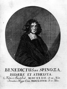 Benedict Spinoza (1632-1677), First modern pantheist. Creator: Unknown