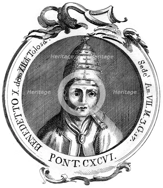 Benedict XII, Pope of the Catholic Church. Artist: Unknown
