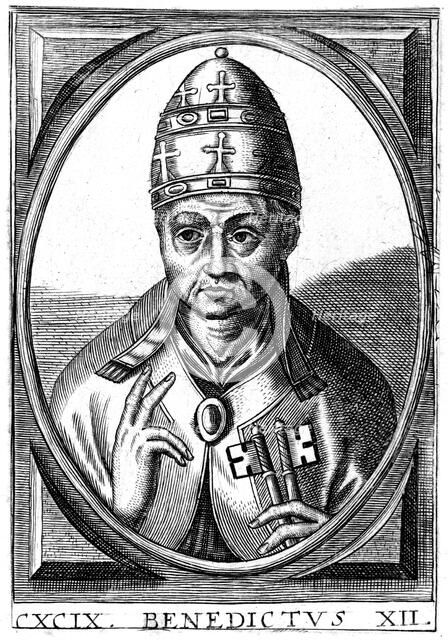 Benedict XII, Pope of the Catholic Church. Artist: Unknown