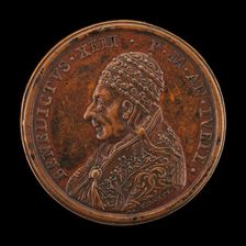 Benedict XIII (Piero Francesco Orsini, 1649-1730), Pope 1724 [obverse], 1724. Creator: Ermenegildo Hamerani