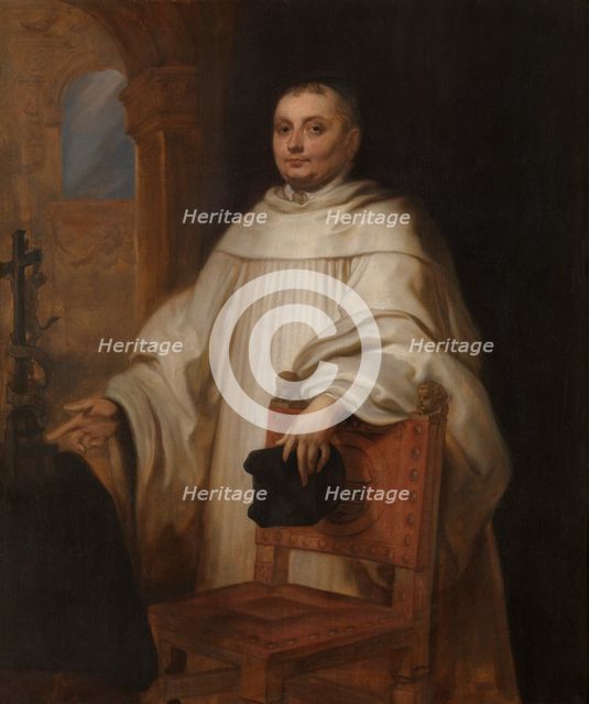 Benedictus van Thulden, Prior of St. Bernard's Abby in Hemiksem, 1660. Creator: Theodoor van Thulden.