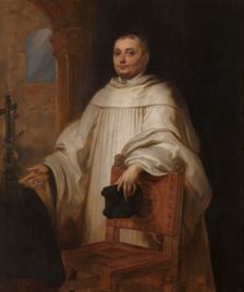 Benedictus van Thulden, Prior of St. Bernard's Abby in Hemiksem, 1660. Creator: Theodoor van Thulden