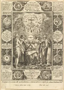 Benedicta tu in Mulieribus, from Christian and Profane Allegories. Creator: Hendrik Goltzius