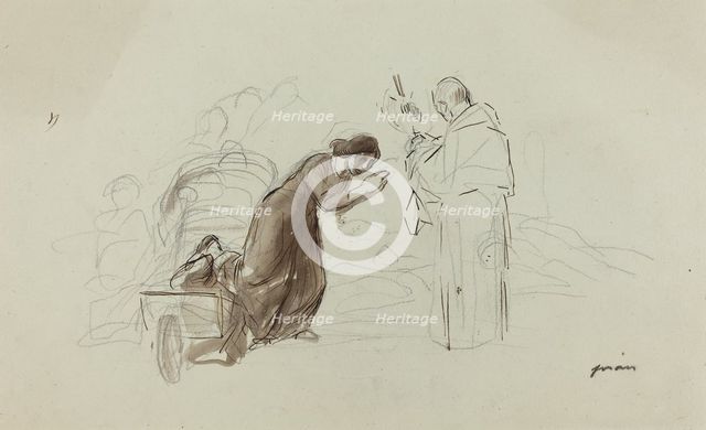 Benediction a Lourdes, c. 1912. Creator: Jean Louis Forain.