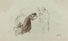 Benediction a Lourdes, c. 1912. Creator: Jean Louis Forain