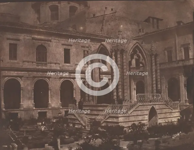 Benedictine Convent, Catania, 1846. Creator: George Wilson Bridges.