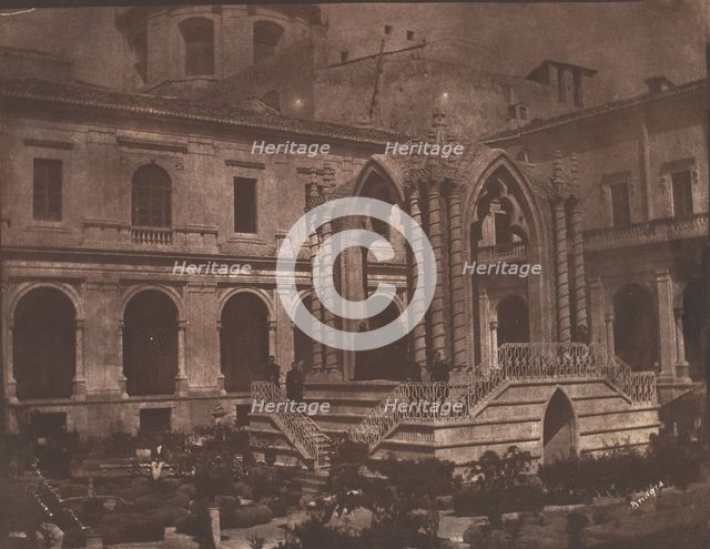 Benedictine Convent, Catania, 1846. Creator: George Wilson Bridges.
