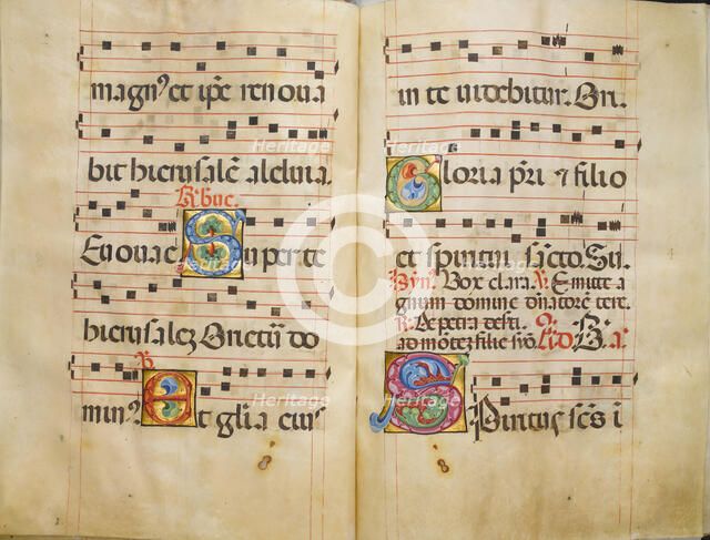 Benedictine Antiphonary, ca. 1467-70. Creator: Belbello da Pavia.