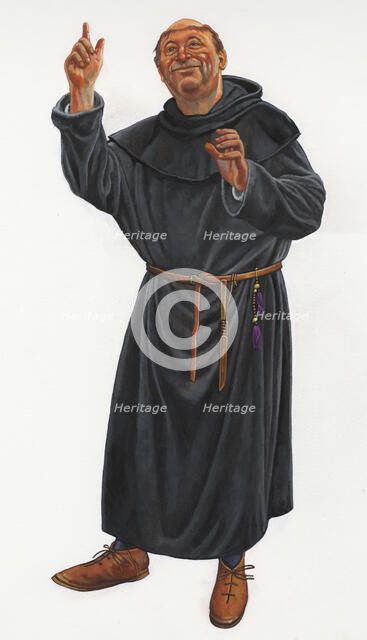 Benedictine Prior, 1280-95, (c1990-2010). Artist: Graham Sumner.
