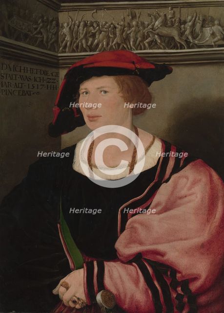 Benedikt von Hertenstein (born about 1495, died 1522), 1517. Creator: Hans Holbein the Younger.