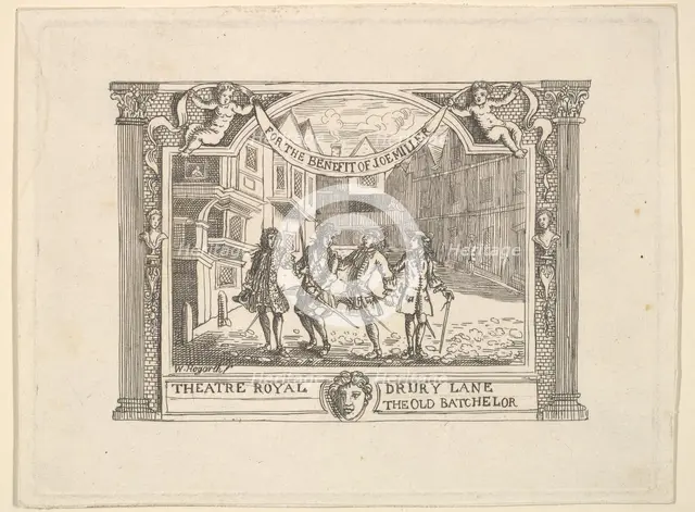 Benefit Ticket for Joe Miller, 1790s. Creator: Unknown.