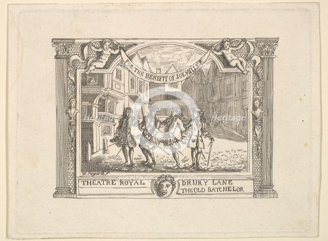 Benefit Ticket for Joe Miller, 1790s. Creator: Unknown.