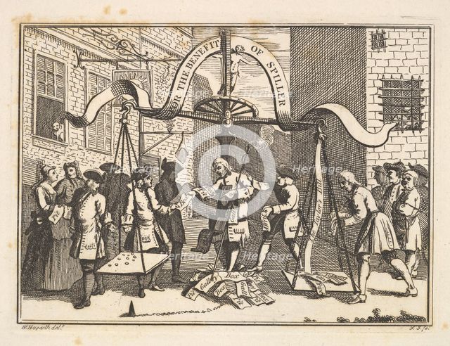 Benefit Ticket for Spiller, 1788. Creator: Samuel Ireland.