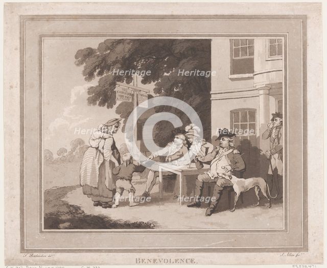 Benevolence, November 25, 1792. Creator: Samuel Alken.