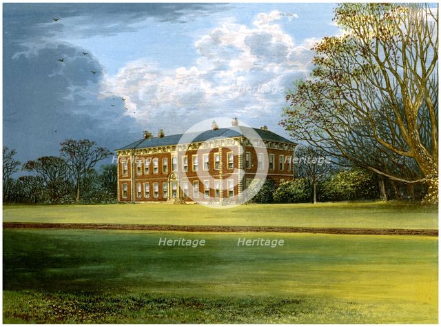Beningbrough Hall, Yorkshire, home of the Dawnay family, c1880. Artist: Unknown
