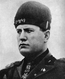 Benito Mussolini (1883-1945), Italian fascist dictator, 1922 (1936)