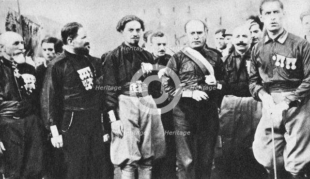 Benito Mussolini (1883-1945) Italian fascist dictator, 1922. Artist: Unknown