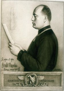 Benito Mussolini, 1925