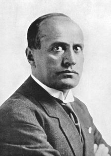Benito Mussolini, Italian fascist dictator, c1930s