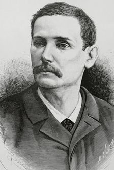 Benito Pérez Galdós, (1843-1920), Spanish novelist, playwright, chronicler and politician, 1883. Creator: Arturo Carretero y Sánchez