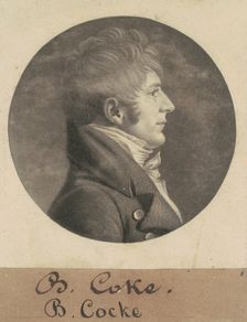 Benjamin Cocke, 1805. Creator: Charles Balthazar Julien Févret de Saint-Mémin