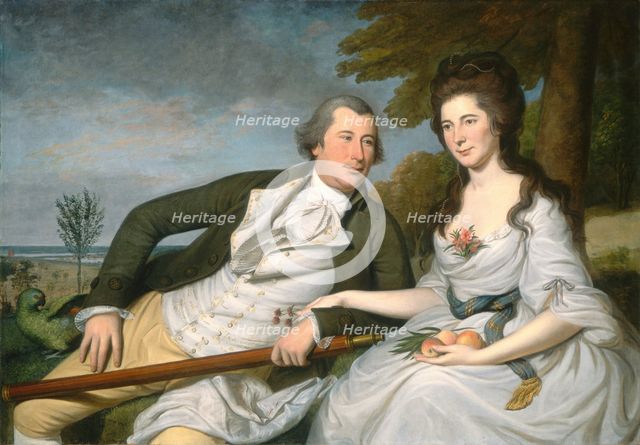 Benjamin and Eleanor Ridgely Laming, 1788. Creator: Charles Willson Peale.