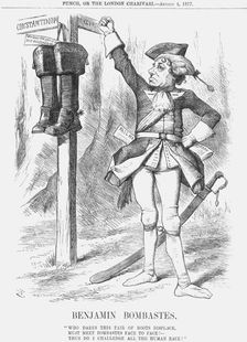 Benjamin Bombastes 1877. Artist: Joseph Swain