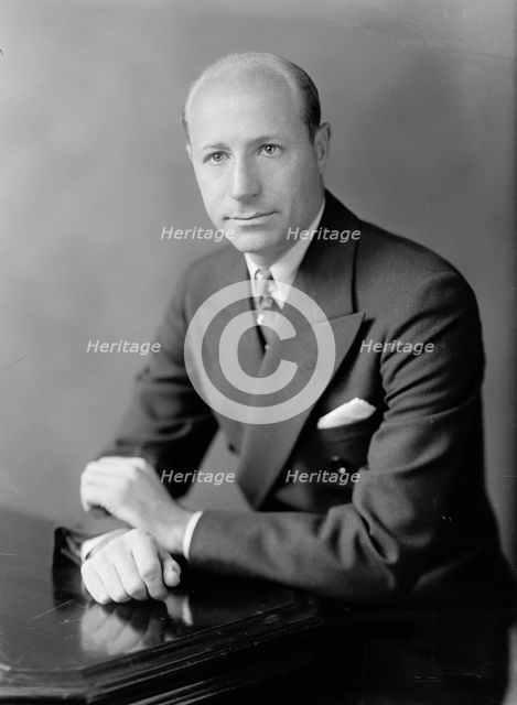 Benjamin Blanken, Portrait, 1933. Creator: Harris & Ewing.