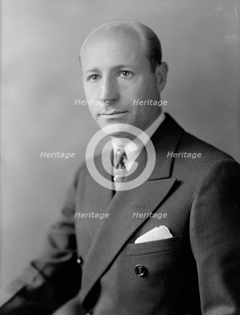 Benjamin Blanken, Portrait, 1933. Creator: Harris & Ewing.