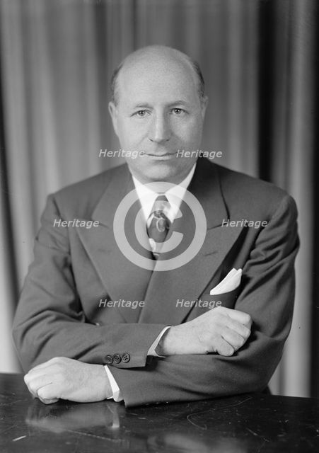 Benjamin Blanken, Portrait, 1947. Creator: Harris & Ewing.