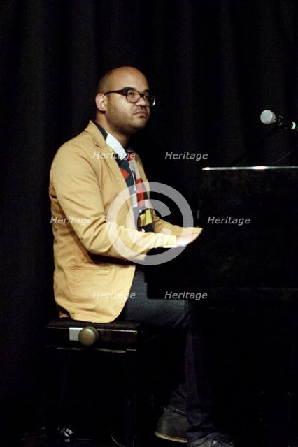 Benjamin Burrell, Carmen Souza's Silver Messengers, Verdict Jazz Club, Brighton East Sussex, 2019. Creator: Brian O'Connor.