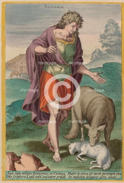 Benjamin, c. 1585. Creator: Johann Sadeler I.