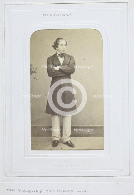 Benjamin Disraeli, 1860-69. Creator: William Edward Kilburn.